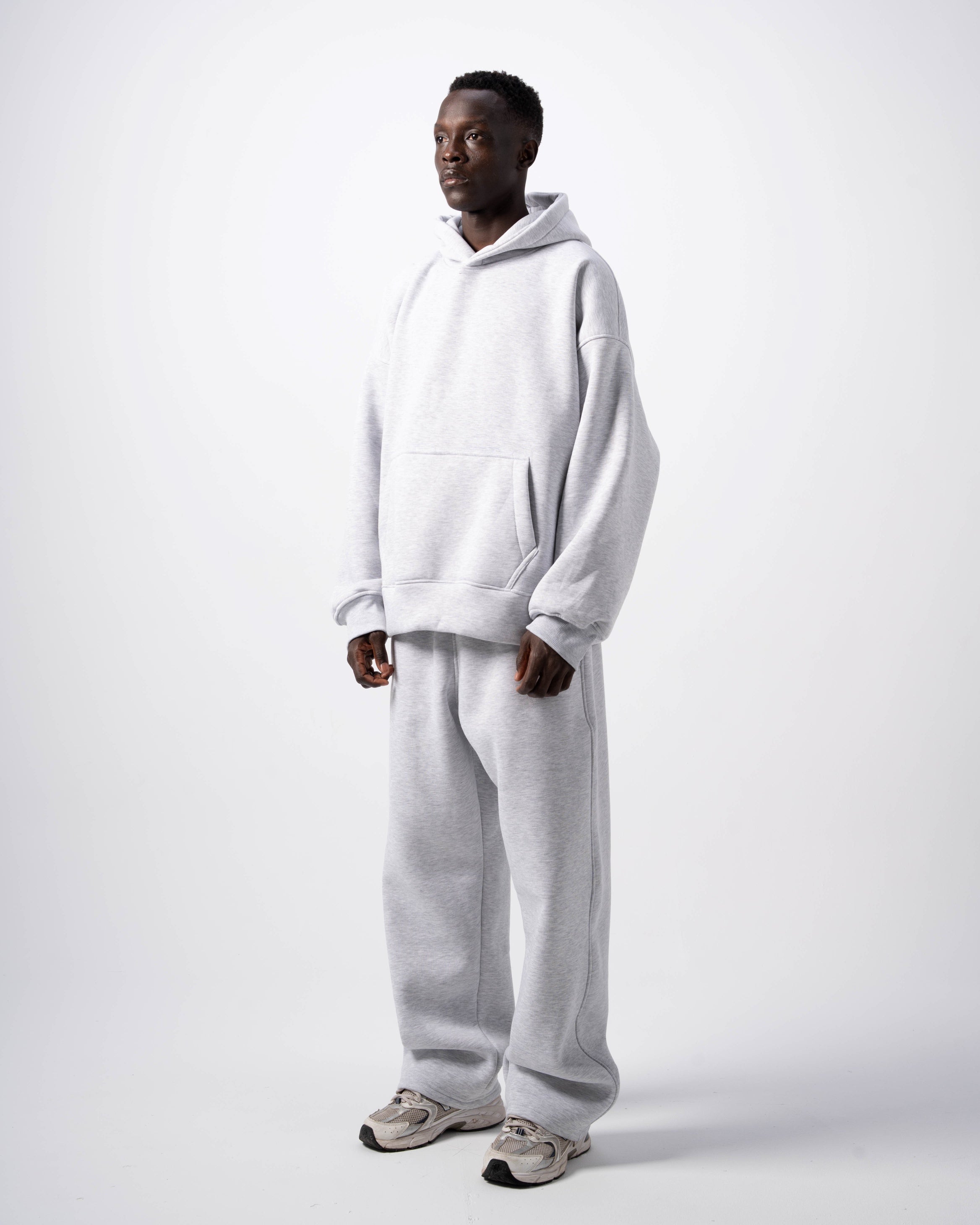 Unisex Light Grey hoodie v1