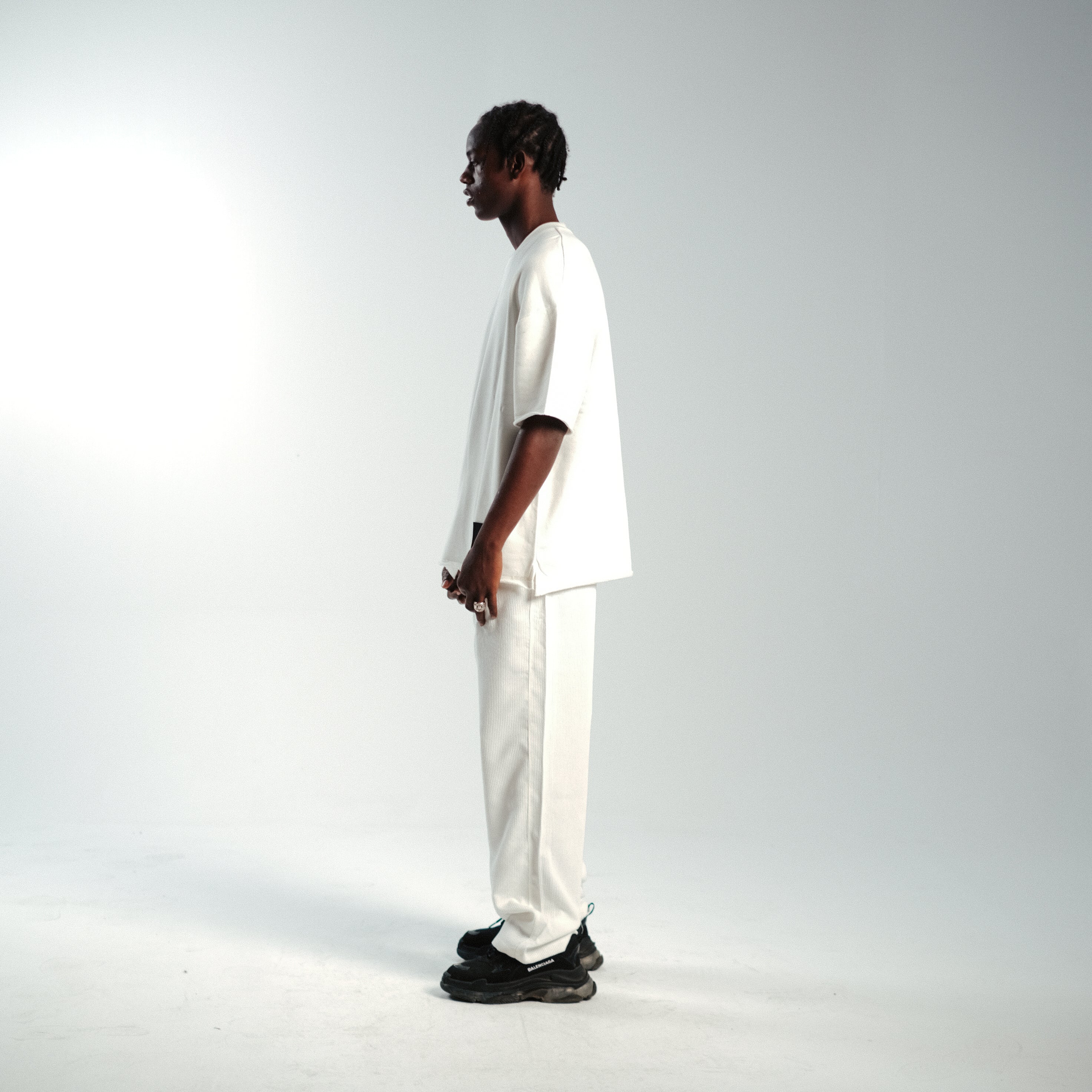 STREET 153 PLEATED WHITE