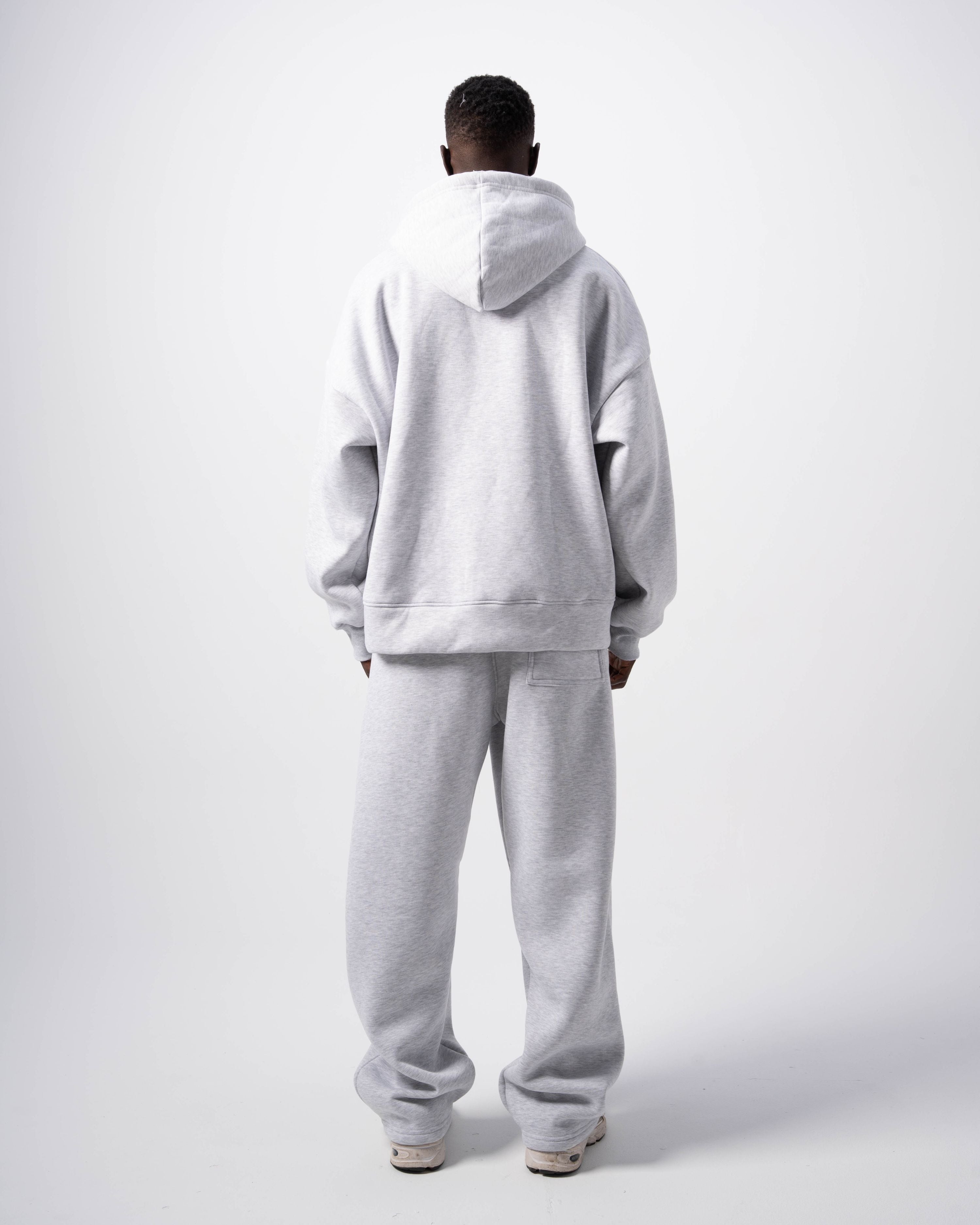 V1 Zip-Up Light Grey Hoodie