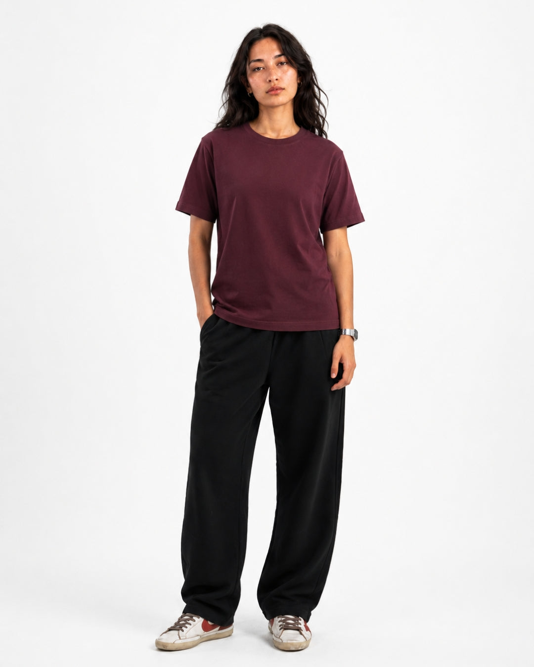 Burgundy Regular Tee