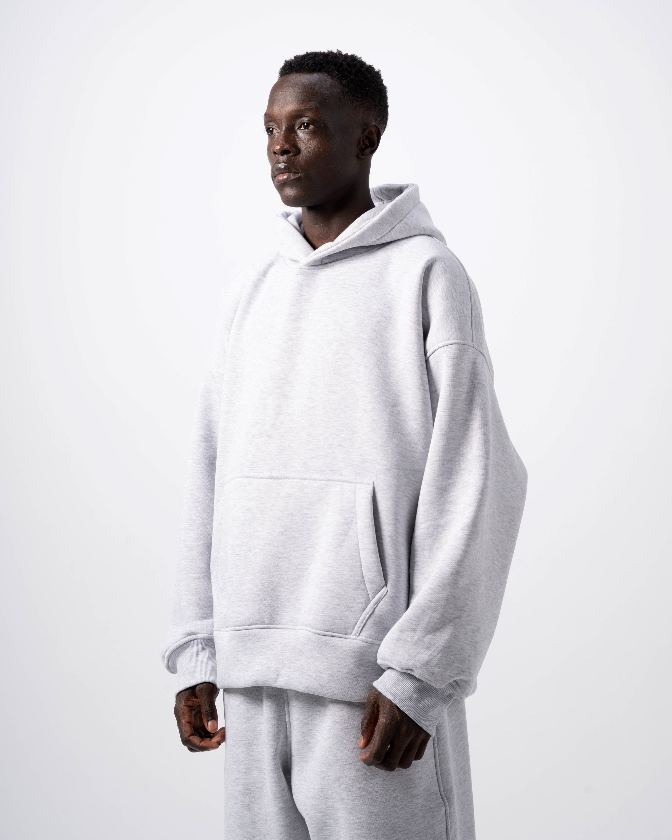 Unisex Light Grey hoodie v1