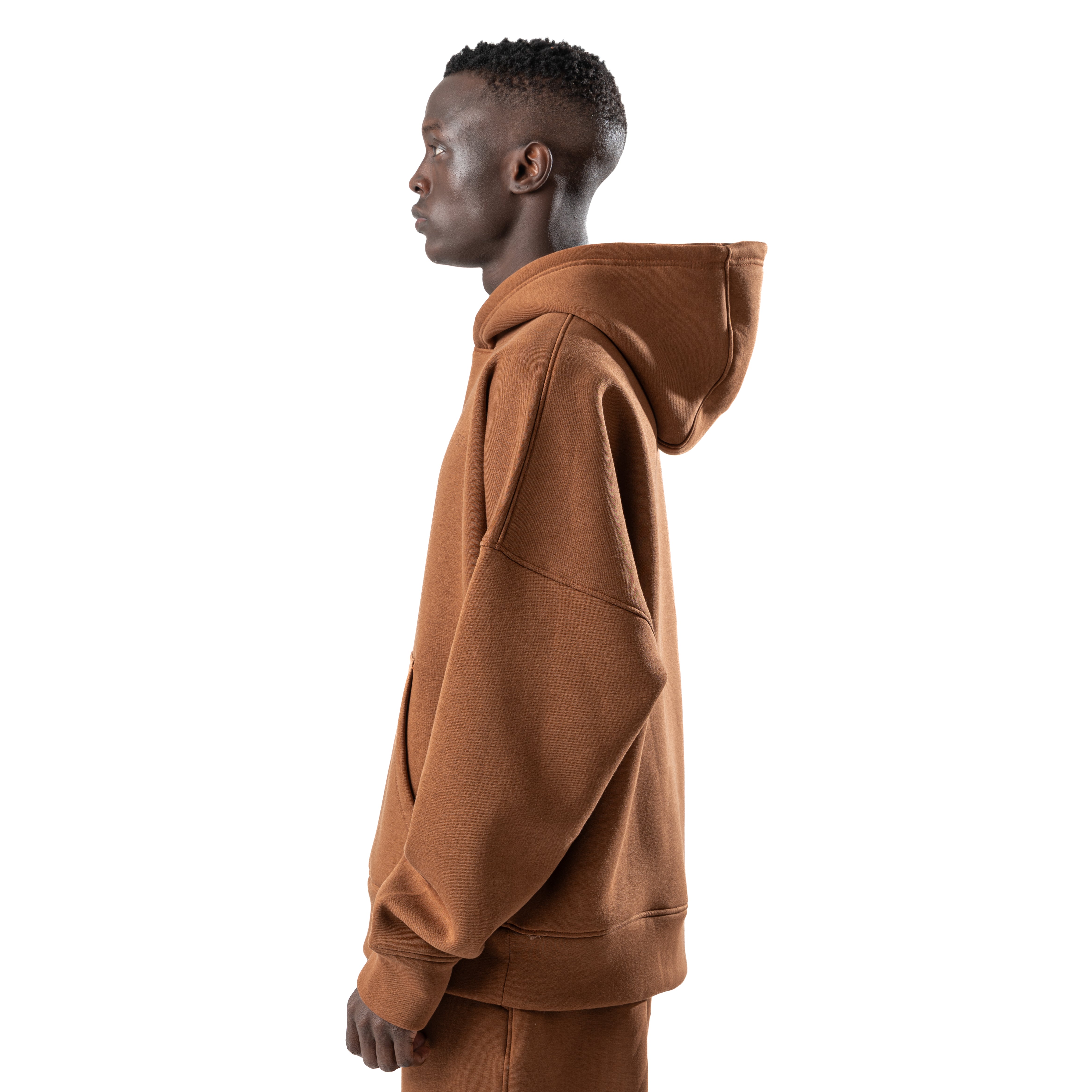 Unisex brown hoodie v1