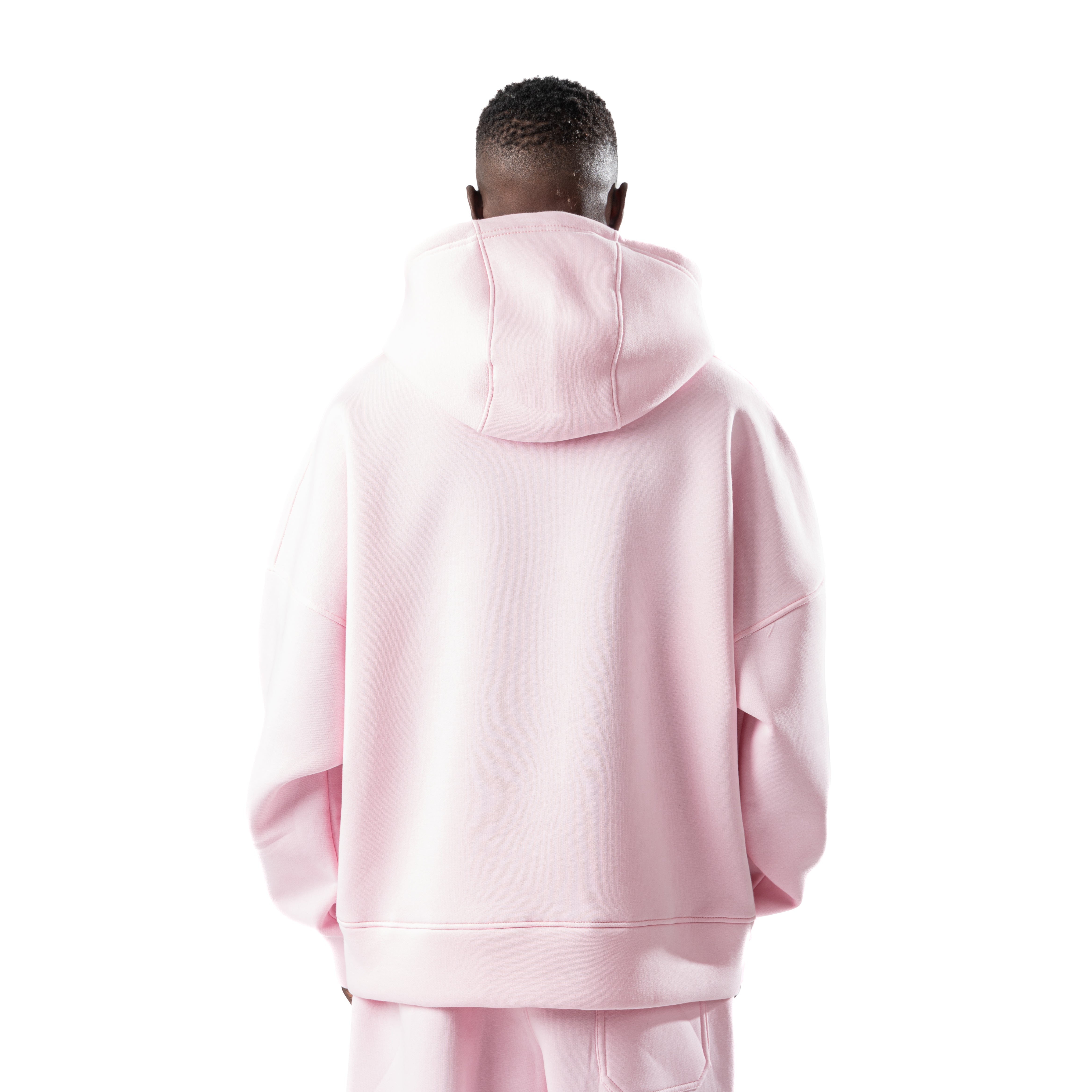 Unisex baby pink hoodie v1