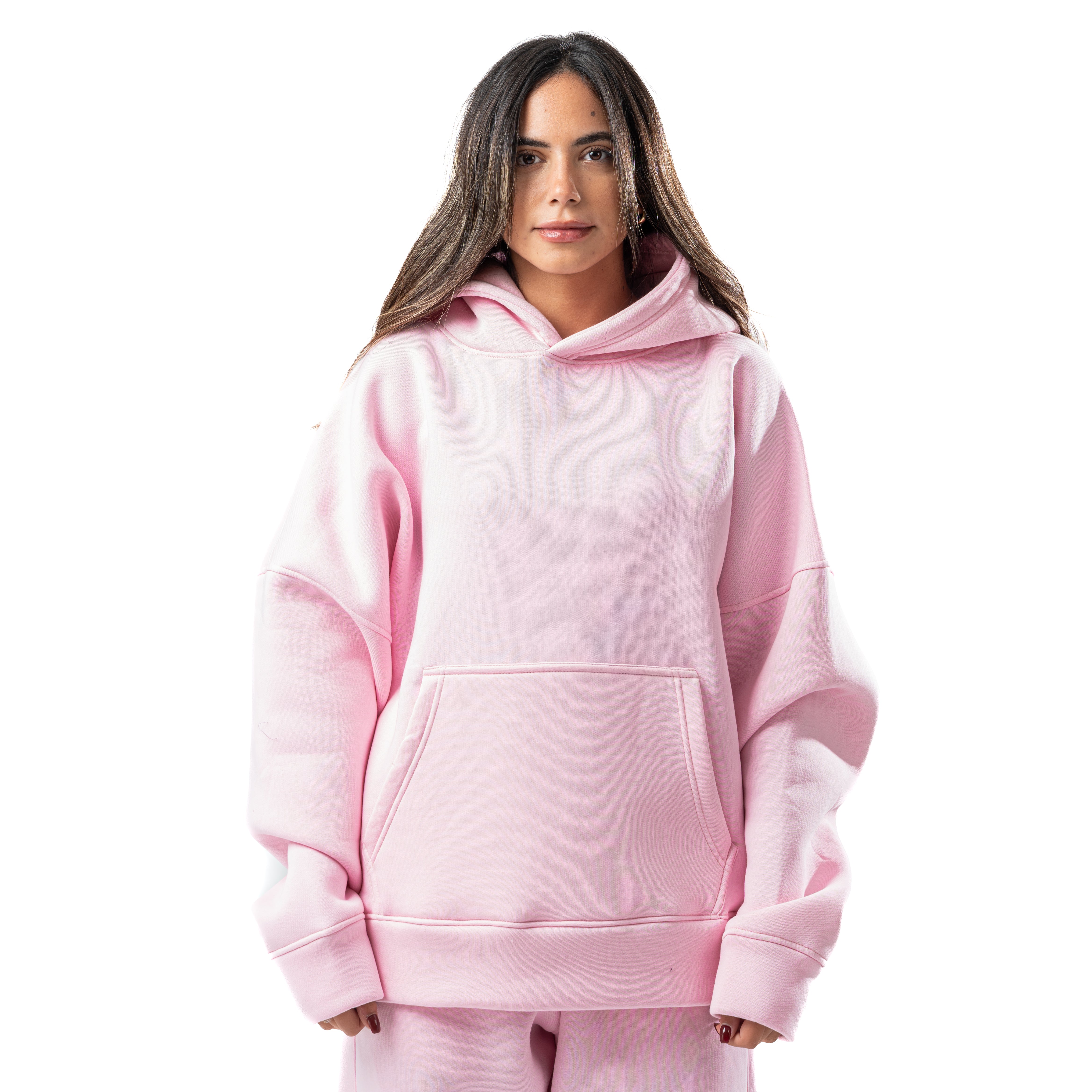 Unisex baby pink hoodie v1