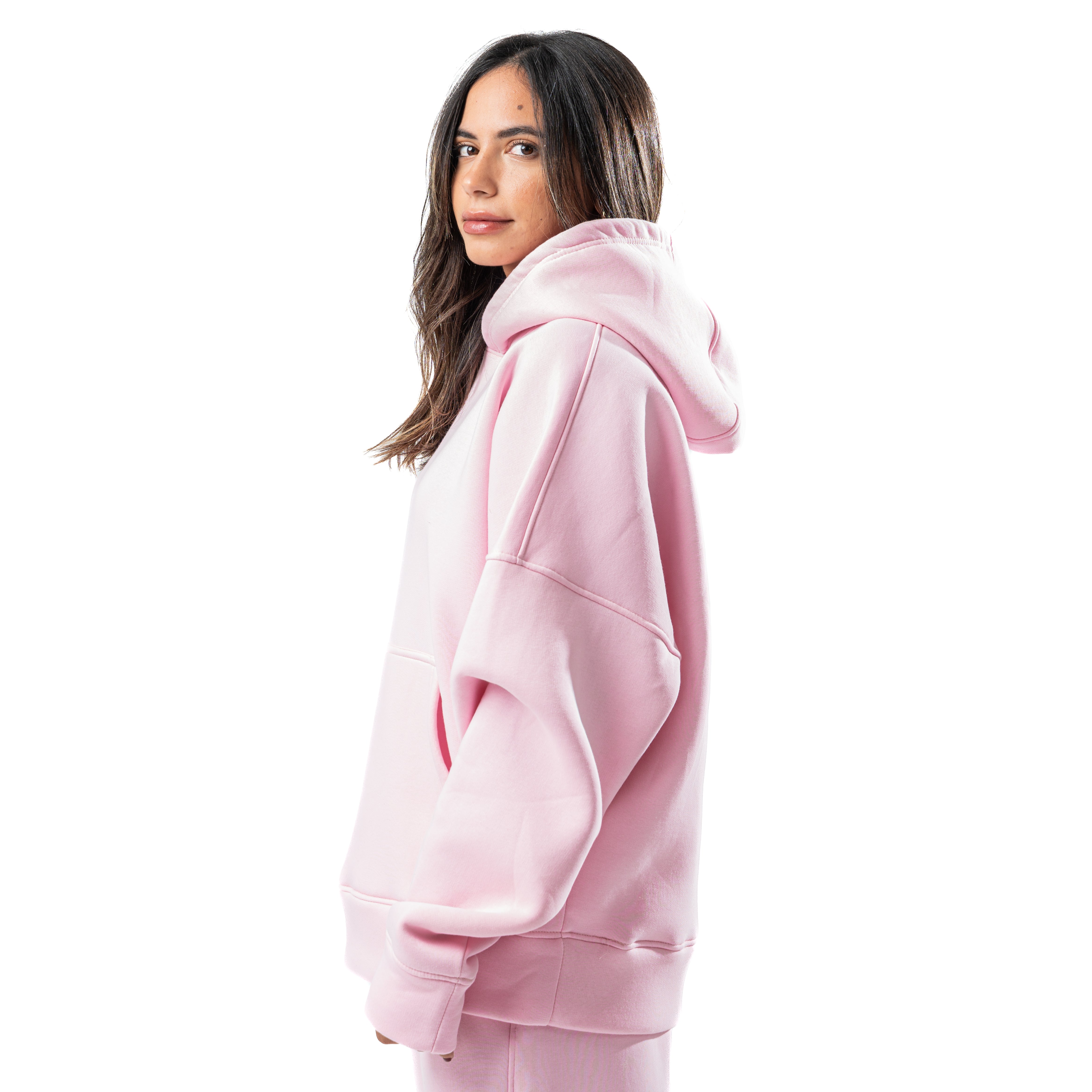 Unisex baby pink hoodie v1