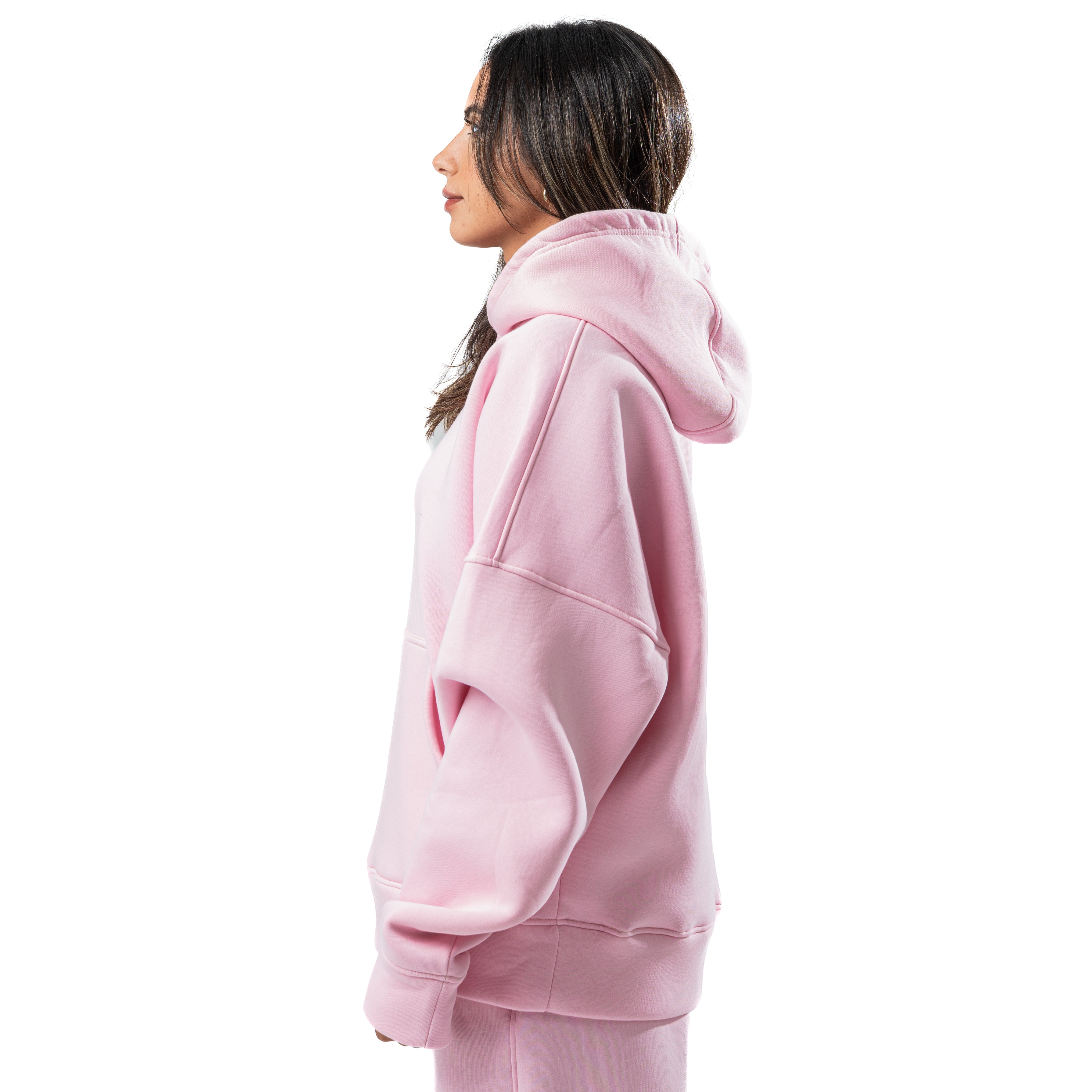 Unisex baby pink hoodie v1