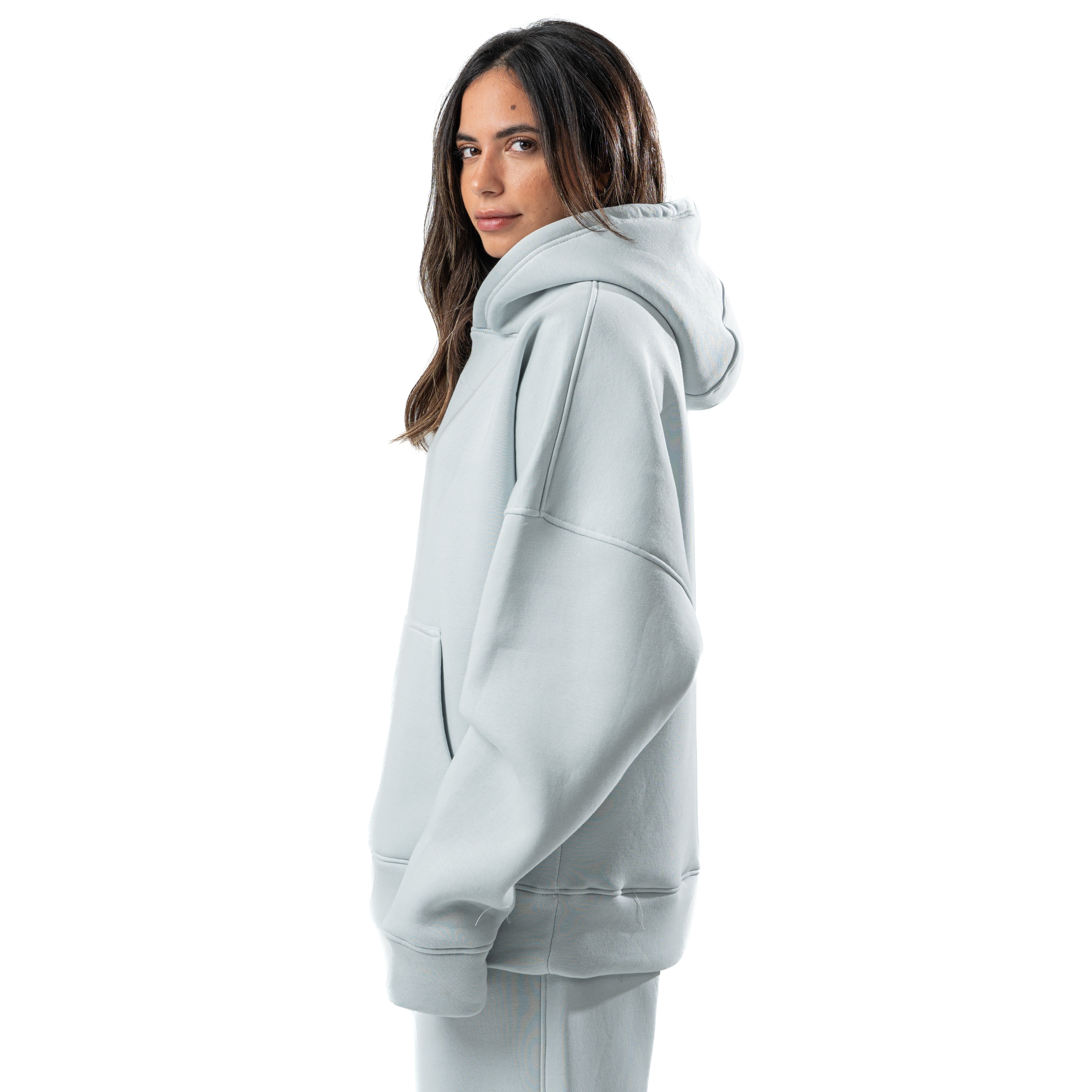 Unisex baby blue hoodie v1