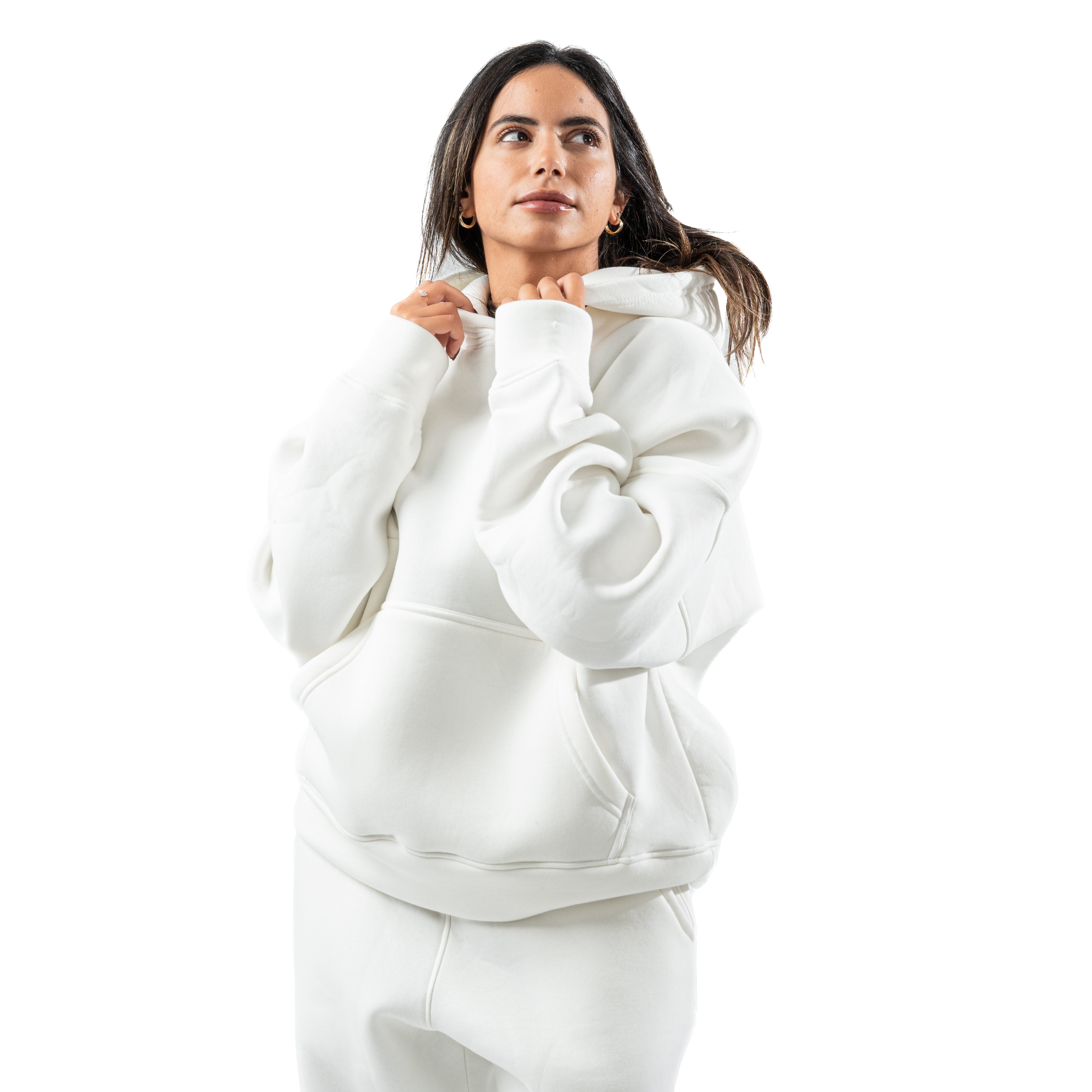 Unisex OFF white hoodie v1