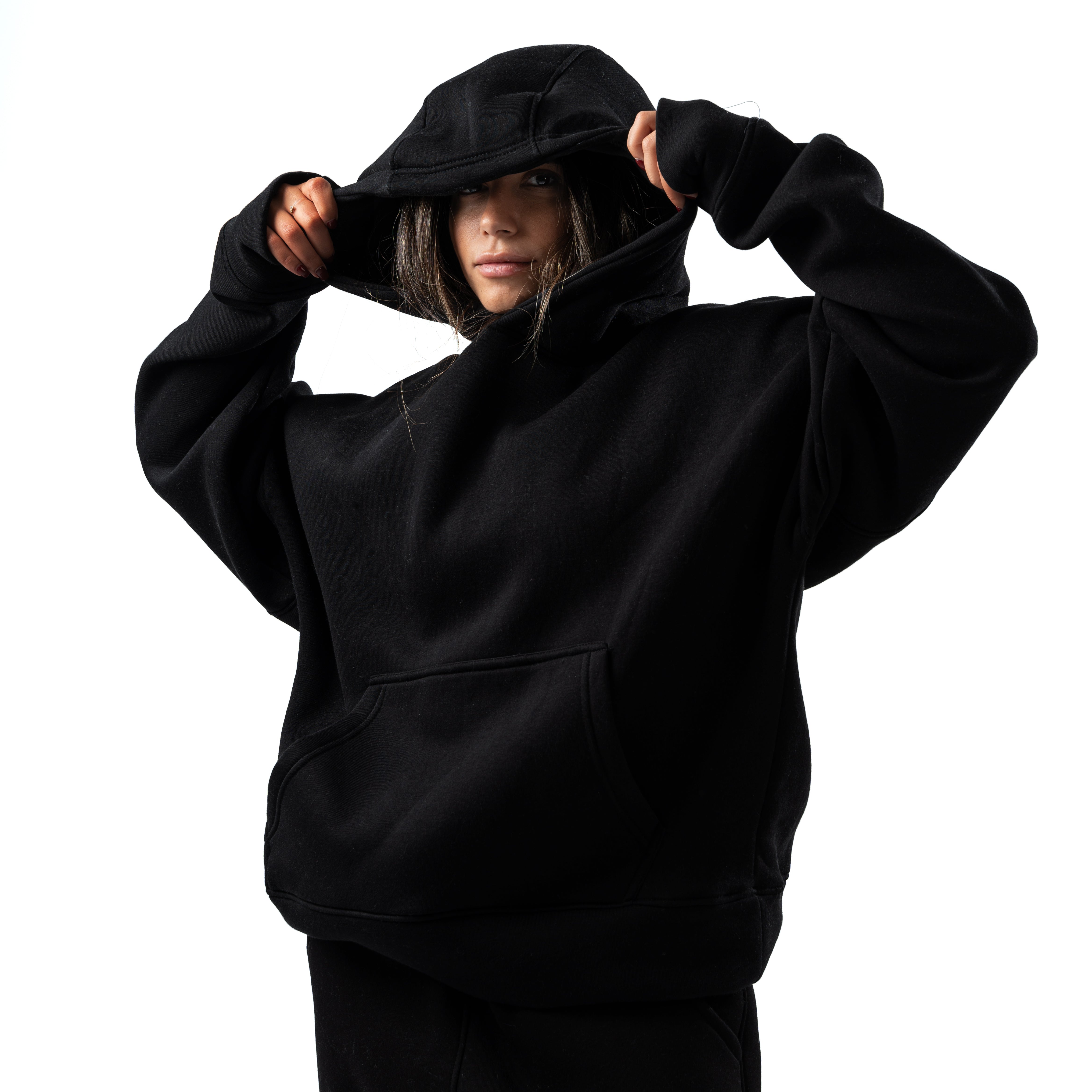 Unisex Black hoodie v1