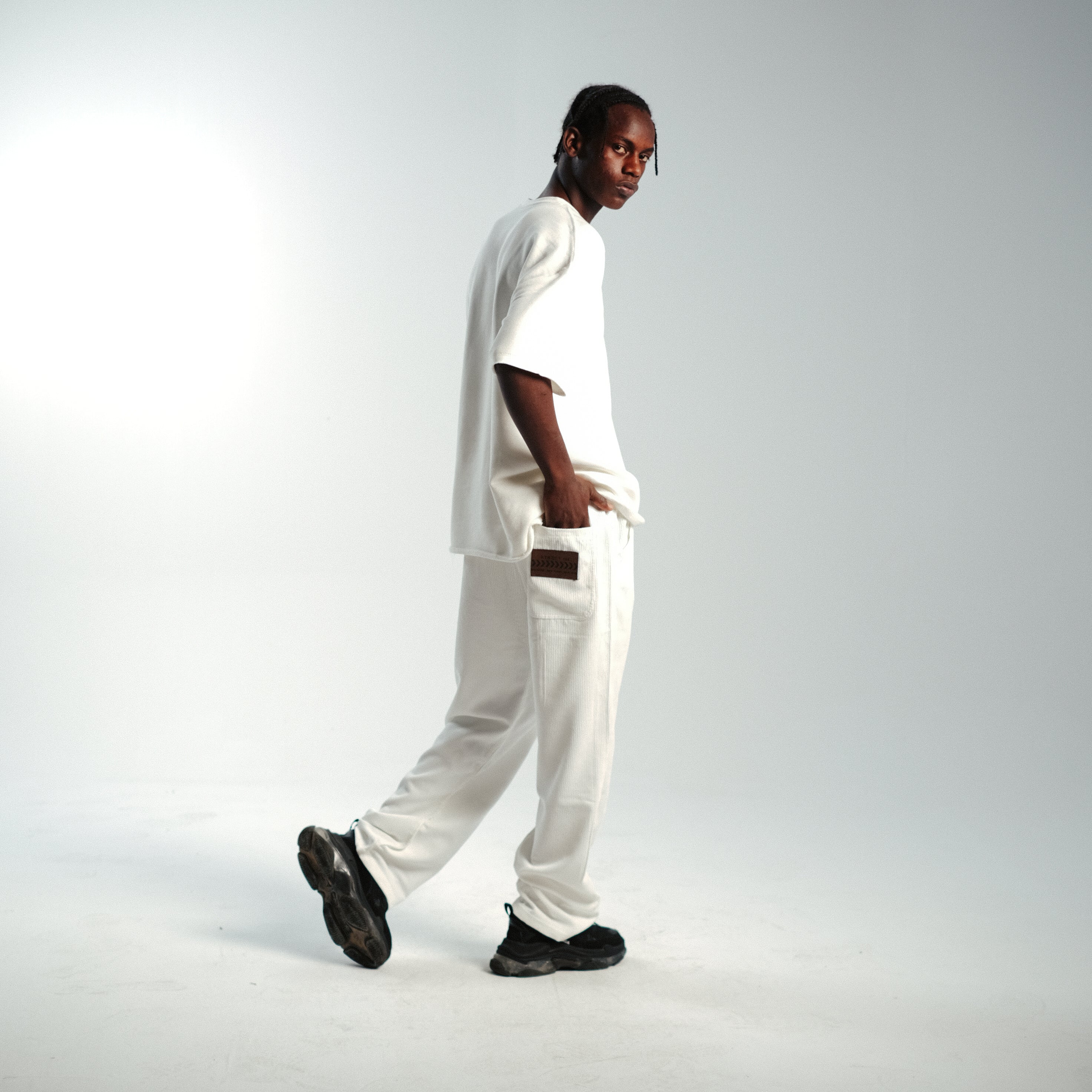 STREET 153 PLEATED  WHITE