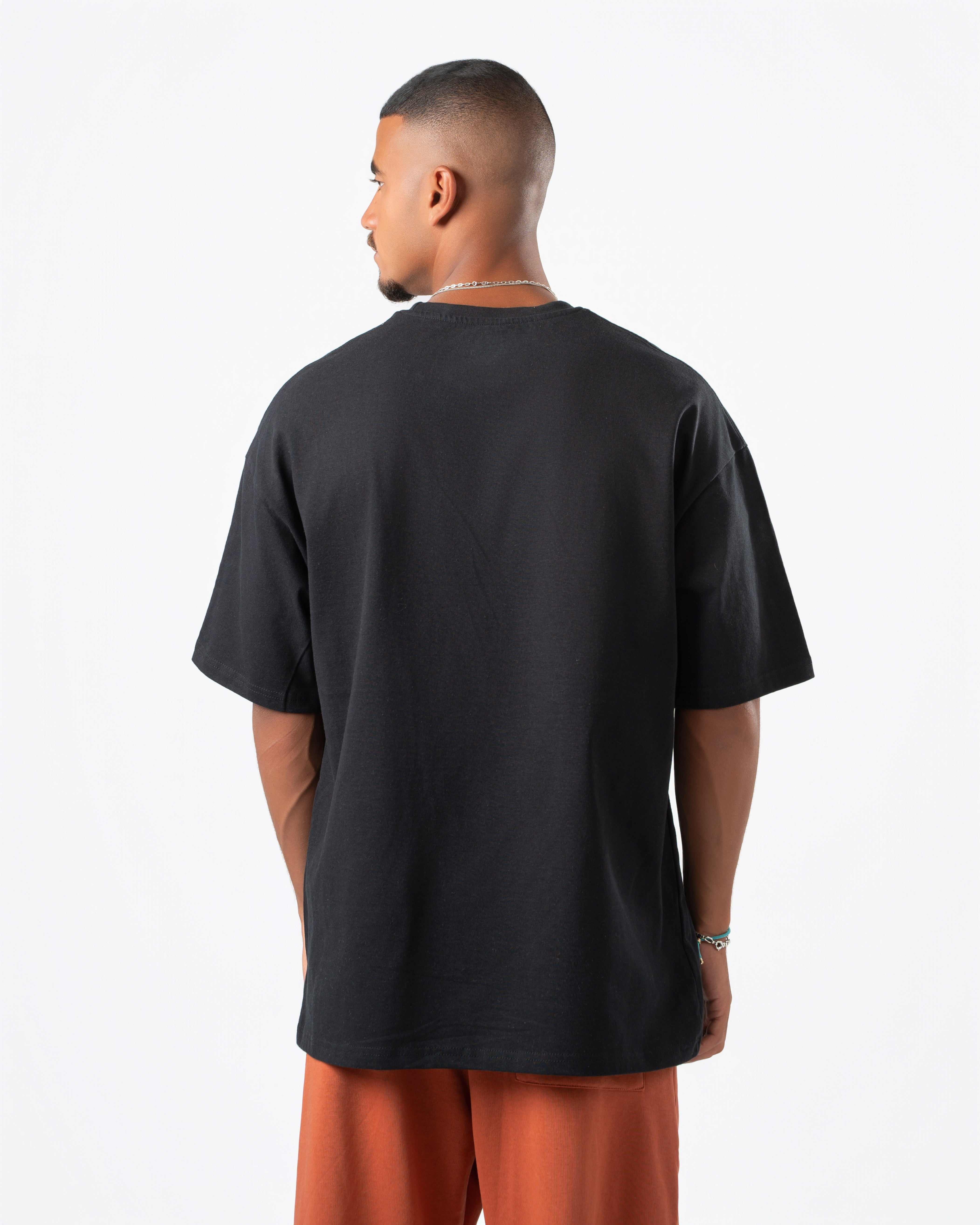Heavyweight Basic Oversized  Black T-Shirt