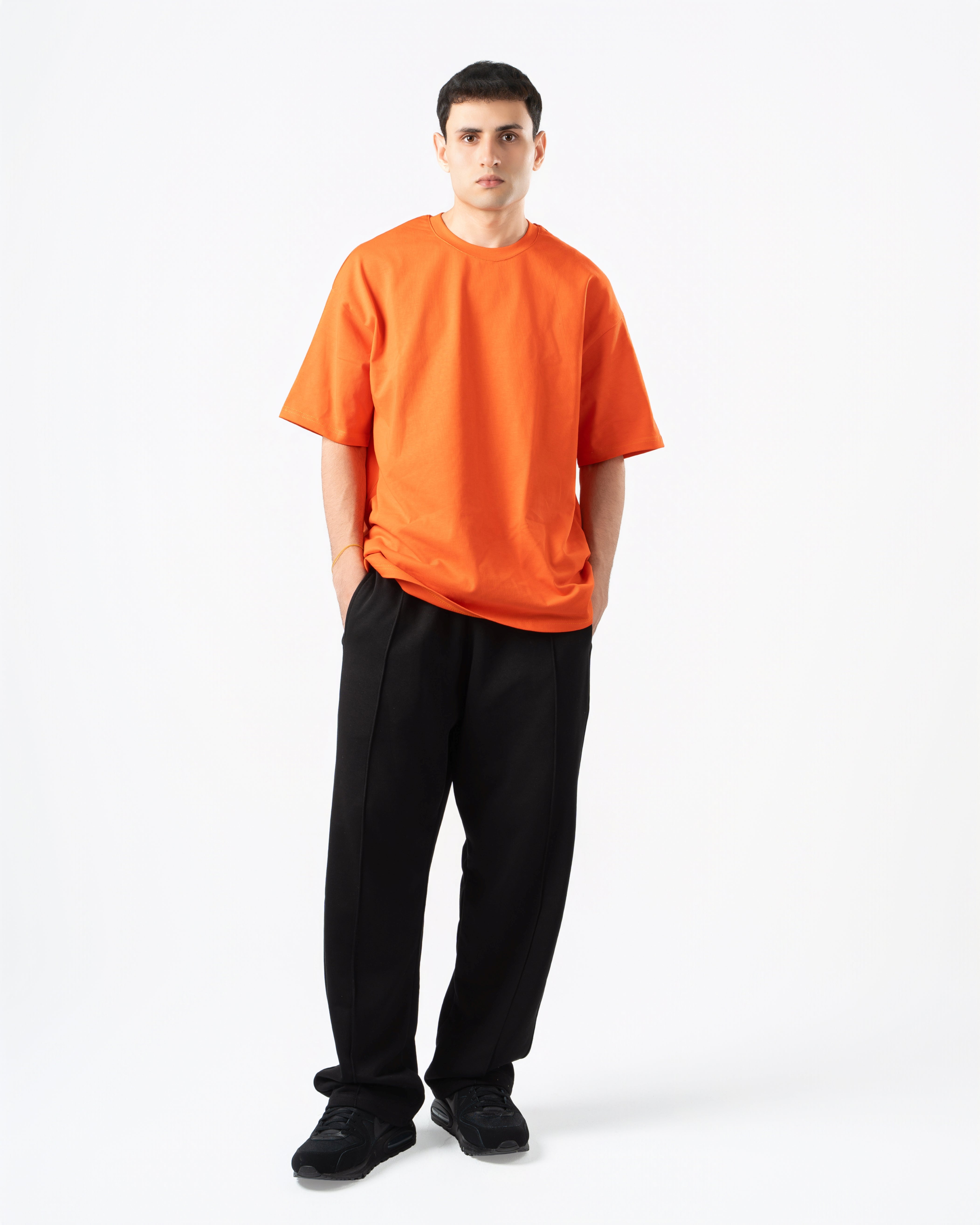 Black Wide-Leg Sweatpants